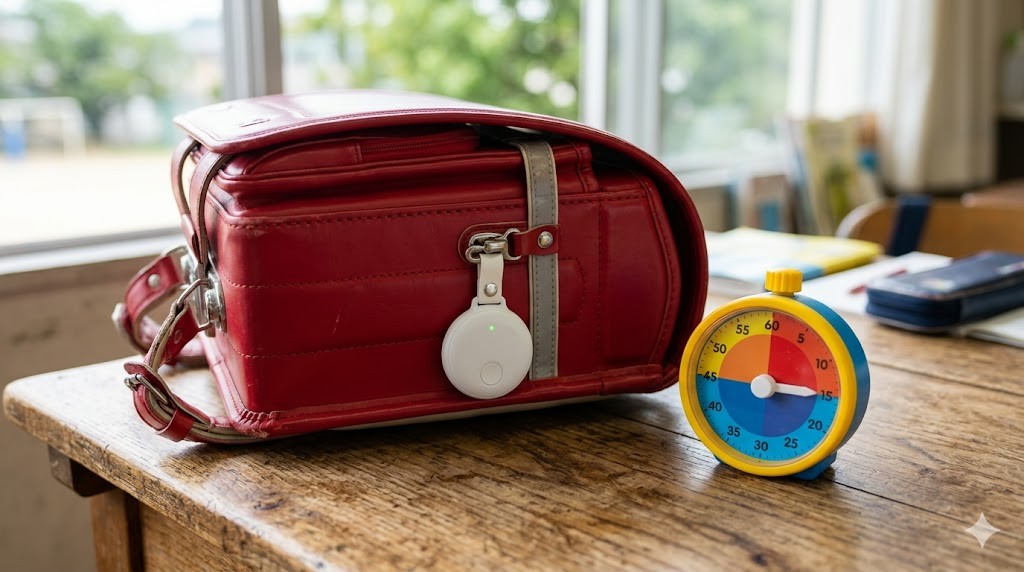 ランドセルのGPS見守りデバイスとキッズタイマー