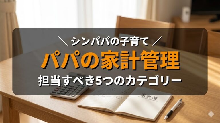 【パパ必見】家計管理はこのカテゴリーから!担当すべき項目5選
