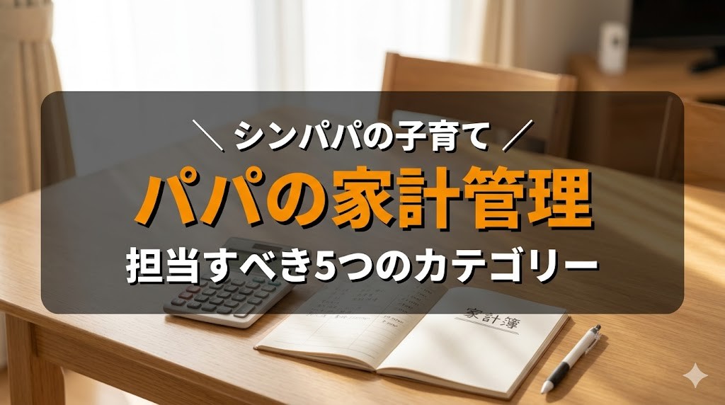 パパの家計管理 担当すべき5つのカテゴリー アイキャッチ画像