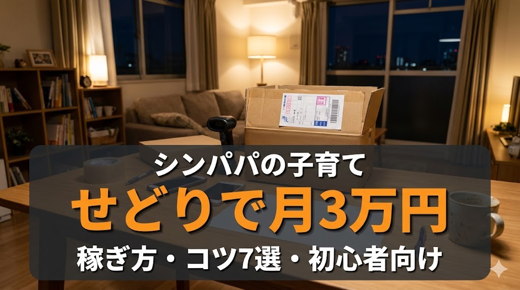 せどりで月3万円稼ぐコツ7選のアイキャッチ画像