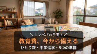 ひとり親家庭の教育費準備|中学進学までにやっておきたい5つのこと