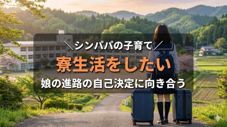 娘が「寮のある高校に行きたい」と言い出した話|進路の自己決定