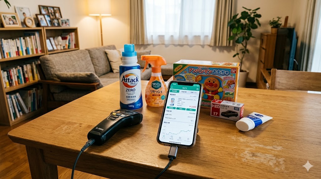 スマホと商品のせどりイメージ